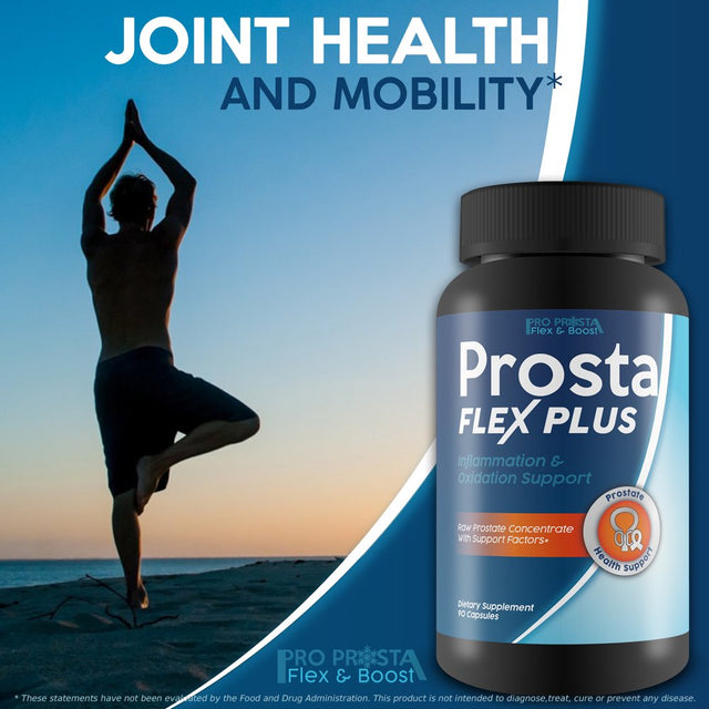 Pro Prosta Flex plus - Support Reduced Inflammation, Improved Circulation, Reduced Oxidative Stress, and Better Overall Health - Herbal Blend with Turmeric for Prostate - Male Formula