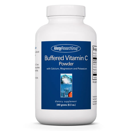 Allergy Research Group - Buffered Vitamin C Powder - Antioxidant, Immune, Calcium/Mag/K - 240 G (8.5 Oz)