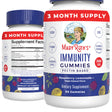 Maryruth'S | Immunity Gummies (Raspberry Lemonade) | 5-In-1 Powerful Blend of Zinc, Elderberry, Vitamin C, Vitamin D, and Echinacea for Kids & Adults | Vegan, Non-Gmo, Gluten Free | 90Ct