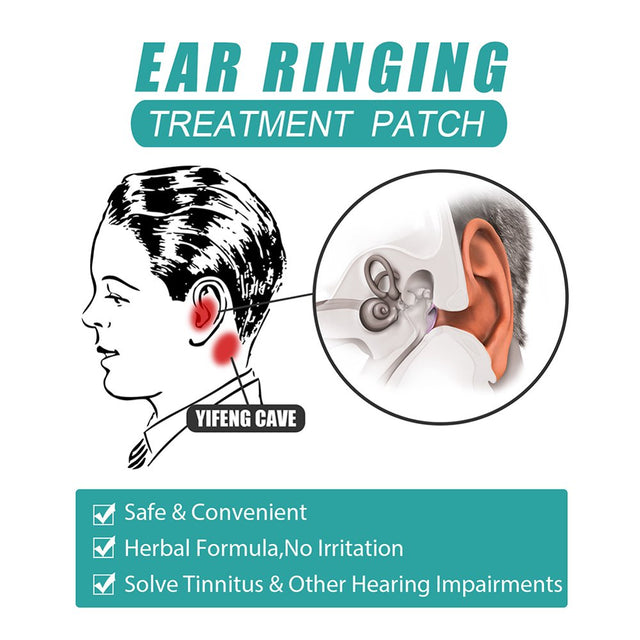 Smrinog 24Pcs Ear Health Care for Tinnitus Symptoms Ringing Relief Hearing Loss Sticker