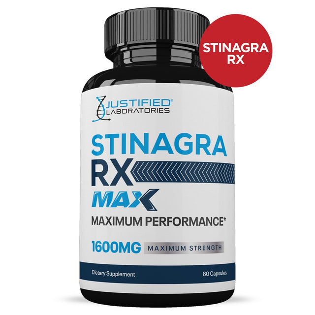 (10 Pack) Stinagra RX Max Men’S Health Supplement 1600Mg 600 Capsules