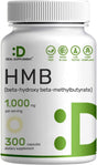 DEAL SUPPLEMENT Ultra Strength HMB Supplements 1000Mg per Serving, Third Party Tested | Supports Muscle Growth, Retention & Lean Muscle Mass | Fast Workout Recovery