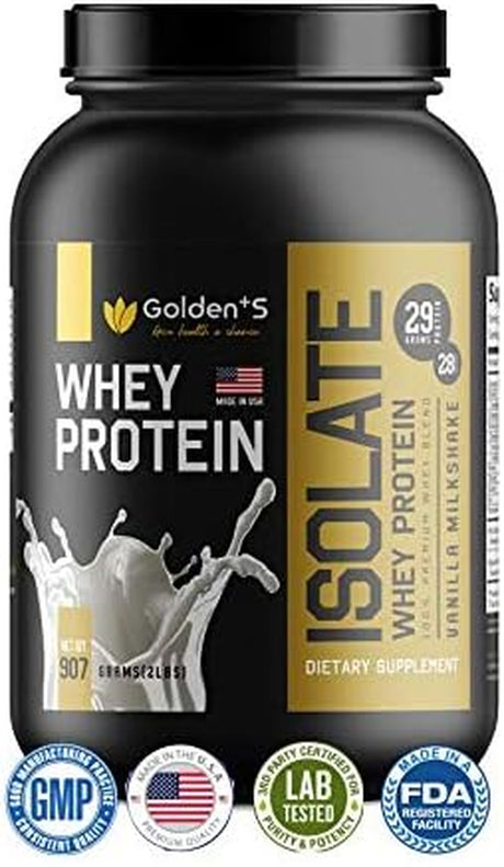 Whey Protein Isolate (Vanilla, 2 Lb)