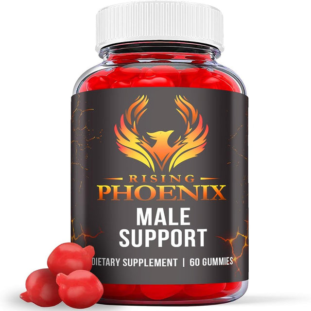 (1 Pack) Rising Phoenix Male Gummies - 60 Gummies