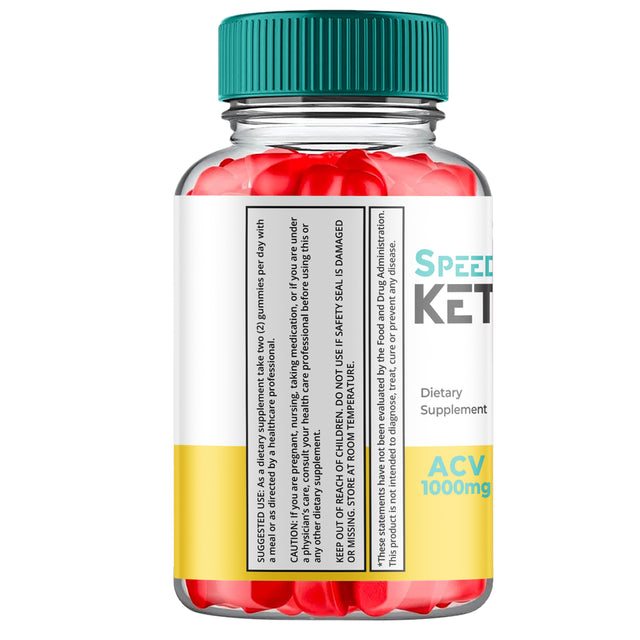 (3 Pack) Speedy Keto ACV Gummies - Supplement for Weight Loss - Energy & Focus Boosting Dietary Supplements for Weight Management & Metabolism - Fat Burn - 180 Gummies