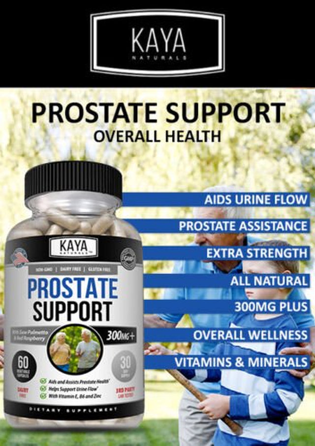 Prostate Support Supplement 300Mg 60 Tablets Reduce Frequent Urges to Urinate