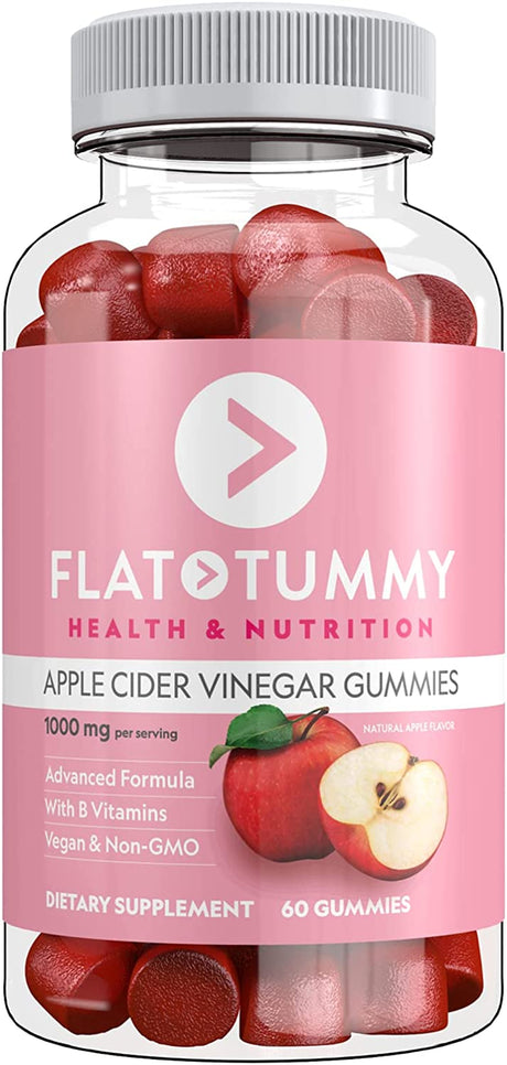 Apple Cider Vinegar Gummies, 60 Count – Boost Energy, Detox, Support Gut Health & Healthy Metabolism – Vegan, Non-Gmo - Made with Apples, Beetroot, Vitamins B6 & B12, Superfoods