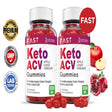 (2 Pack) Fast Keto ACV Gummies 1000MG Dietary Supplement 120 Gummys