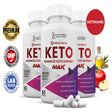 (3 Pack) Ketonaire Keto ACV MAX Pills 1675Mg Alternative to Gummies Dietary Supplement 120 Capsules