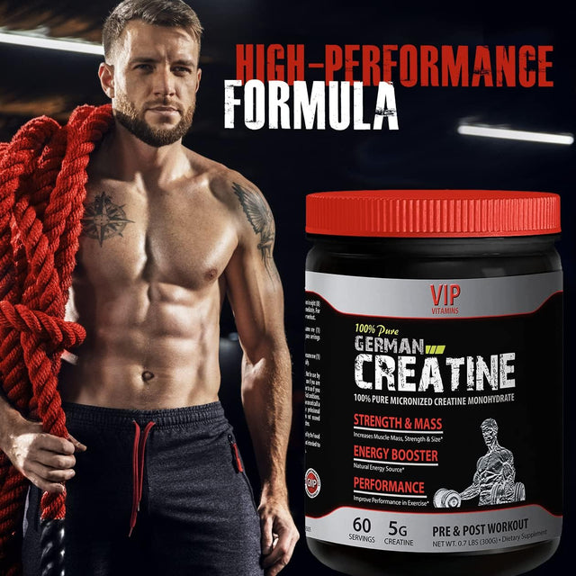 Muscle Pump Formula - German CREATINE Powder - PRE & Post Workout - Creatine Monohydrate Energy - 3 Cans 900 Grams (300 Servings)