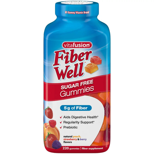 Vitafusion Fiber Well Gummy Vitamins, 220 Ct