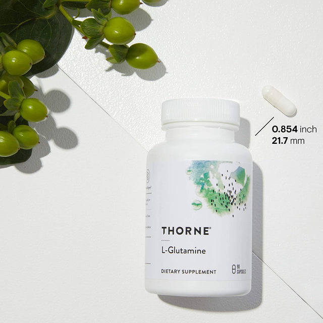 Thorne L-Glutamine - Amino Acid Supplement for GI Health and Immune Function - 90 Capsules