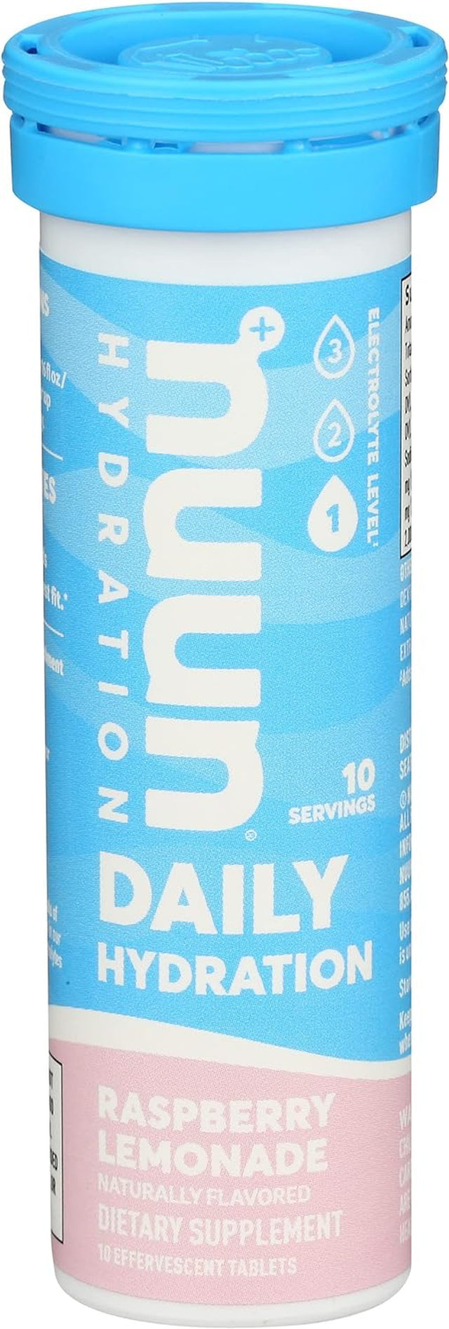 NUUN Raspberry Lemonade Daily Hydration, 10 CT