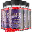 (5 Pack) Elite Keto ACV Gummies - Supplement for Weight Loss - Energy & Focus Boosting Dietary Supplements for Weight Management & Metabolism - Fat Burn - 300 Gummies