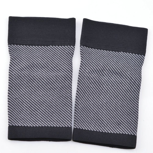 Upgraded Women Men Sweat Absorption Non-Slip Nylon Foot Protection Elasticity Compression Ankle Socks Comprex Ankle Sleeves Neuropathy Socks Soothe Relief Compression Socks BLACK XL