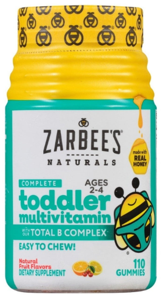 Zarbee'S Naturals Toddler Complete Multivitamin Easy Chew Gummies, 110 Ea (Pack of 6)