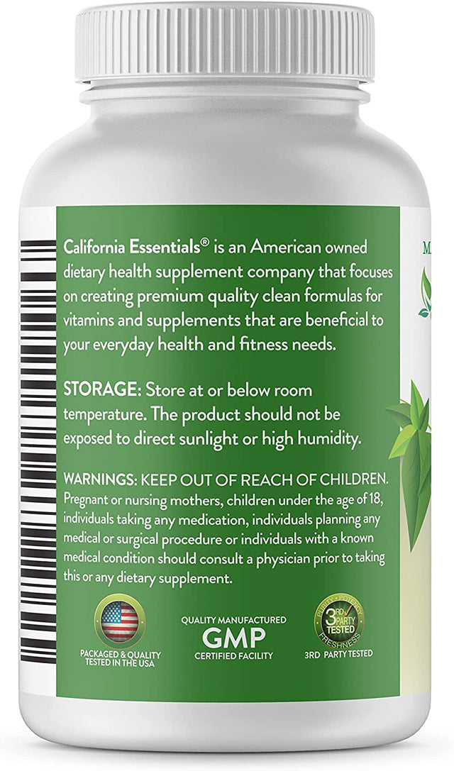 California Essentials Magnesium Glycinate 400Mg Bone, Joint Support Supplement, 240 Tabs