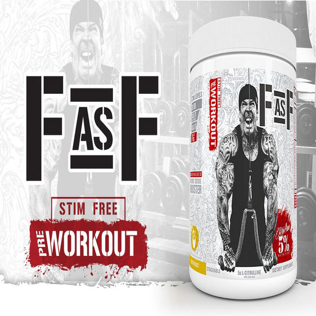 Fasf Full as F*Ck Legendary Series Pre Workout Nitric Oxide Booster Powder (Fruit_Punch, 25 Servings) *EN