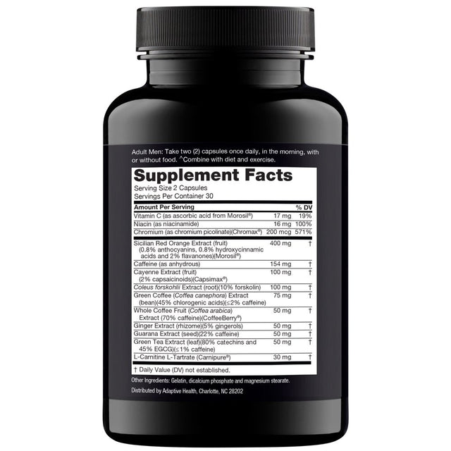 Nugenix Thermo Men'S Fat Burner Supplement, Extreme Metabolic Accelerator with Chromax, 60 Capsules