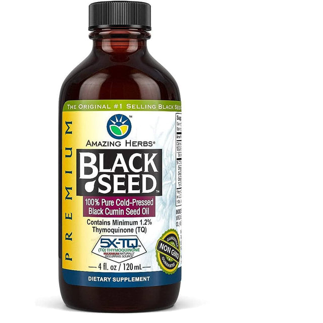 Amazing Herbs Black Seed Oil - 4 Fl Oz