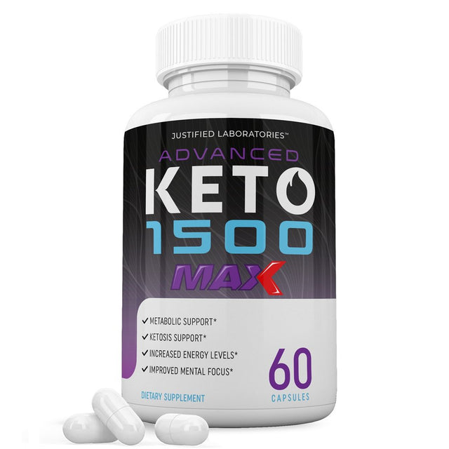 (5 Pack) Advanced Keto 1500 Max 1200MG Pills Ketogenic Supplement Real Exogenous Ketones Ketosis 300 Capsules