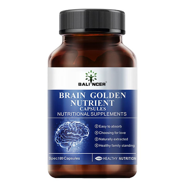 BALINCER Brain Tonic Enhances DHA Memory in the Brains of Students, Children, and Adolescents. Genuine Non Fish Oil 60/120 Capsules