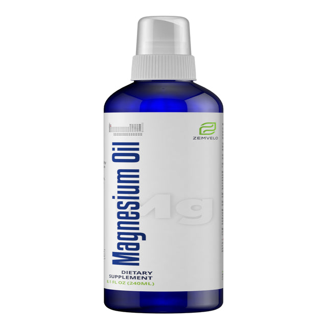 Liquid Ionic Magnesium Oil (8 Oz - 96 Day Supply)