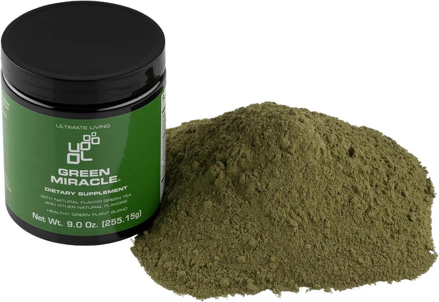 Green Miracle Powder - Whole Food Sourced, Gluten Free, Non-Gmo - Vegan Superfood for Energy, Detox, Immune & Digestive Health - Light Vanilla Flavor, 30 Servings