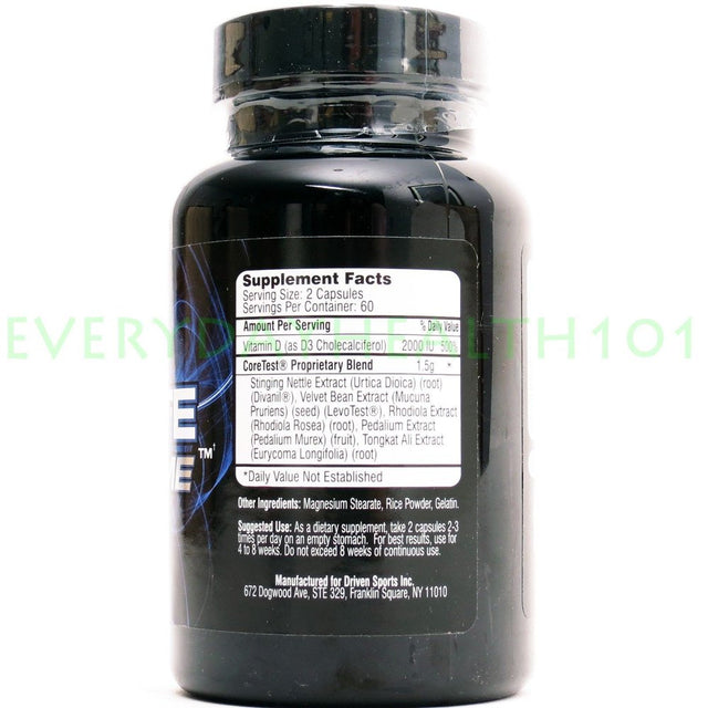 Driven Sports Activate Herbal Supplement Booster 120 Caps