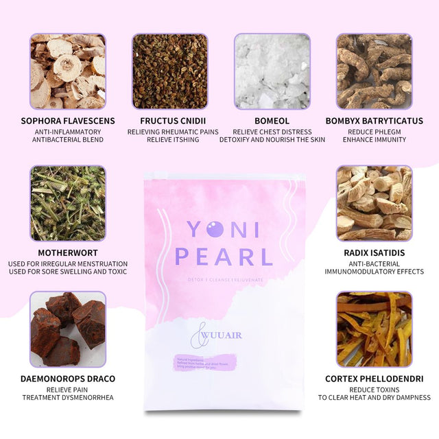 Wuuair Detoxing Pearls PH Balance for Women, Femme Detox Pearls 3 Pack