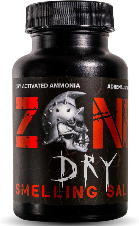 Zone Dry Smelling Salts Powerlifting Sniffing Salts Weightlifting Powerlifting Strongman - Ready to Use/Pre-Activated Ready for Use - Zone Dry