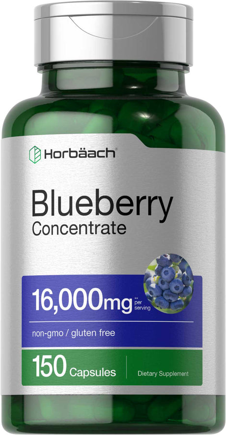 Blueberry Extract 16000Mg | 150 Capsules | by Horbaach