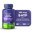 ORZAX 5-HTP with L-Tryptophan & Rhodiola, Support Mood & Stress Management, 120 Vegetable Capsules