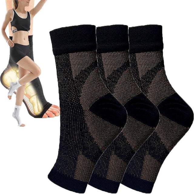 3Pairs Neuropathy Compression Socks Plantar Fasciitis