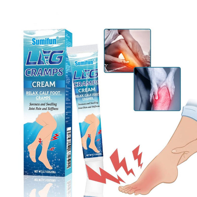 Relaxing Leg Cream, Deep Penetrating Topical for Pain and Restless Leg Syndrome Relief, Soothe Cramping, Discomfort, and Tossing