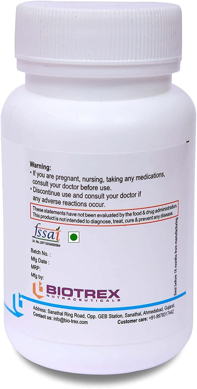 Biotrex Nutraceuticals L-Methionine 500Mg - 60 Capsules