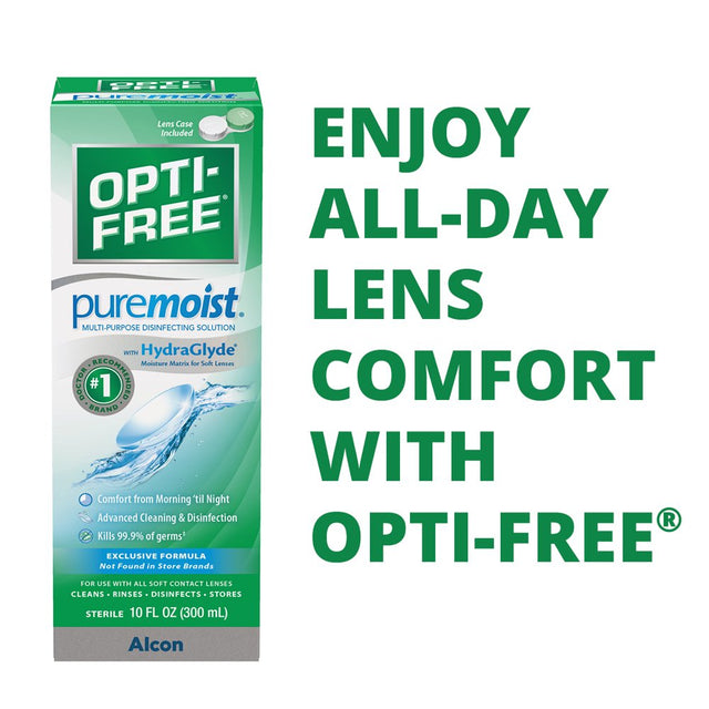 OPTI-FREE Puremoist Rewetting Drops for Contact Lenses, .4 Fl. Oz.