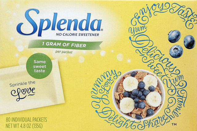 Splenda Fiber Packets 80 Count Case (12 Count)