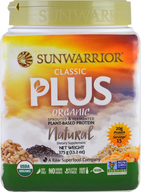 SUNWARRIOR Organic Classic plus Natural, 375 GR