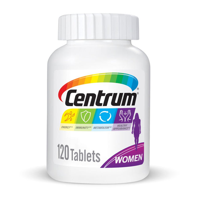 Centrum Multivitamins for Women, Multivitamin/Multimineral Supplement - 120 Count