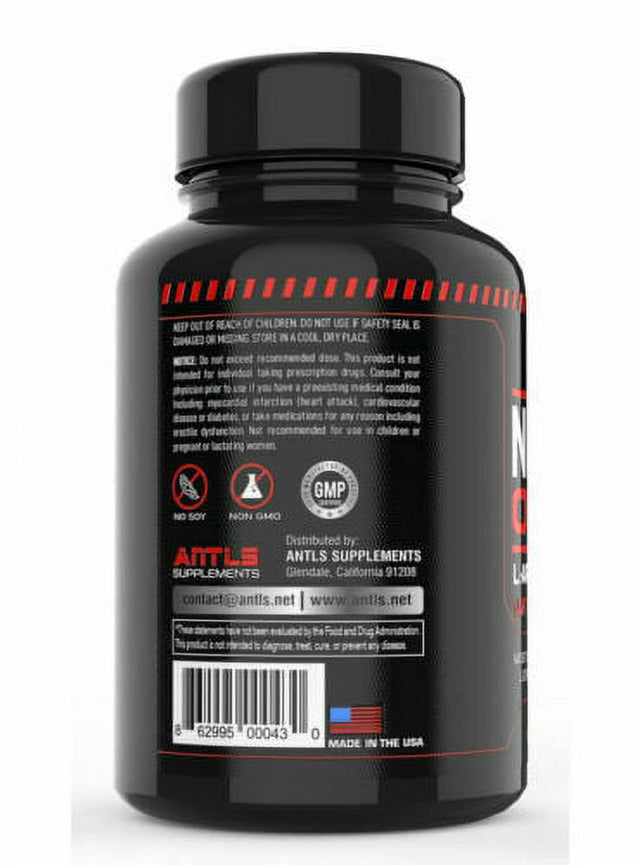 Nitric Oxide L-Arginine L-Citrulline Pre Workout+Testosterone Booster Male Muscle Pills, Amino Acid Supplement, Male Enhancing Perfor,Mance,Enlarge,Ment, Enhance,Ment