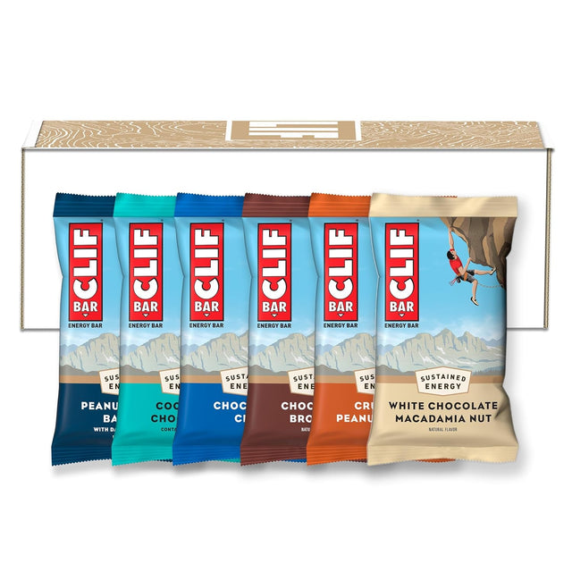 CLIF BAR - Energy Bars - Variety Pack - Made with Organic Oats - 9-11G Protein - Non-Gmo - Plant Based - Amazon Exclusive - 2.4 Oz. (16 Count)