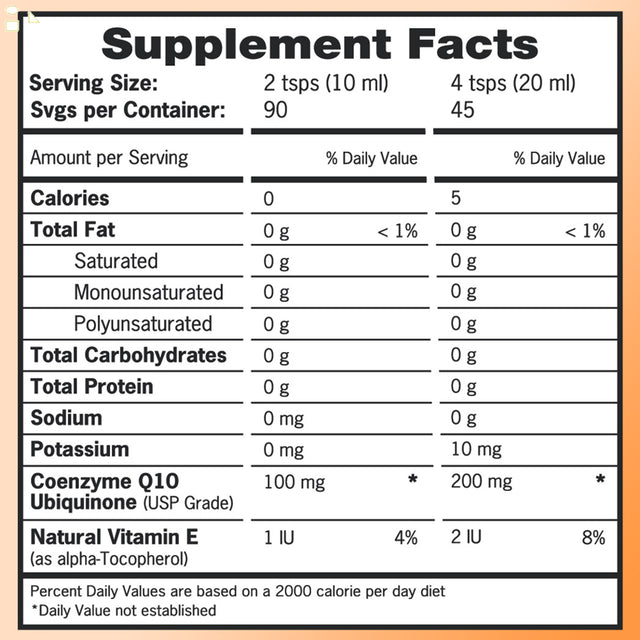 Qunol Liquid Coq10 100 Mg., 30.4 Ounces