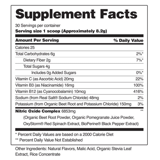 Snap Supplements Nitric Oxide Beet Root Powder Cherry Lime - Support Heart Health, 250G