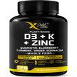 X Gold Health Vitamin D3 + K Complex Supplement: Vitamin D3 5000 IU with Vitamin K2 MK7, MK4 and K1 Capsules, 120 Count