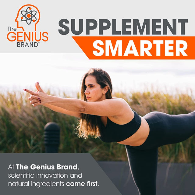 BCAA Powder with Nootropic Benefits ,Natural Amino Energy & Muscle Recovery Supplement, Vegan , Grape Limeade, Genius BCAA by the Genius Brand