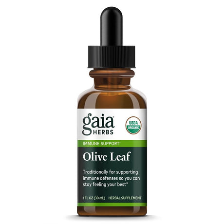 Gaia Herbs Organic Olive Leaf -- 1 Fl Oz