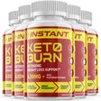 Instant Keto Burn - Ketogenic Weight Loss Support - Energy & Focus Boosting Dietary Supplements for Weight Management & Metabolism - Advanced Fat Burn Raspberry Ketones Pills-300 Capsules (5 Pack)