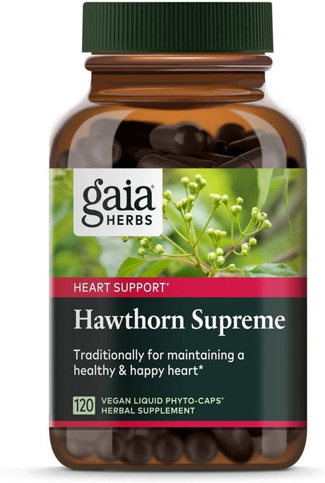 Gaia Herbs Hawthorn Supreme -- 120 Vegan Liquid Phyto-Caps