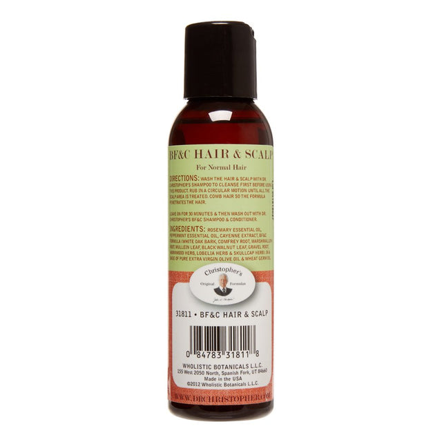 Christopher'S Original Formulas BF&C Hair & Scalp Massage Formula, 4 Oz